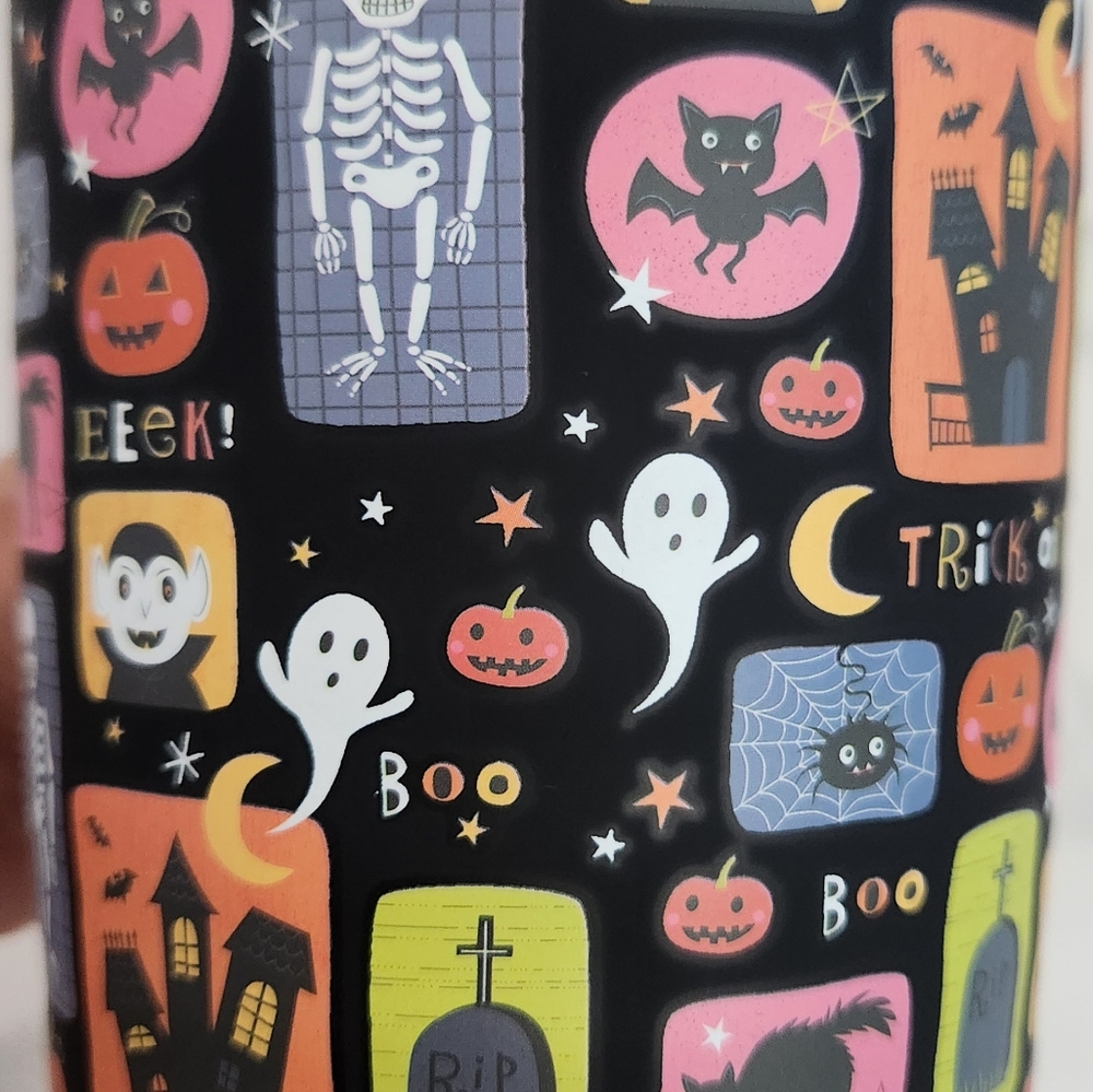 Fig & Fern Spooktacular Fun Halloween Themed Black Mug With Colorful Designs - Picture 9 of 10